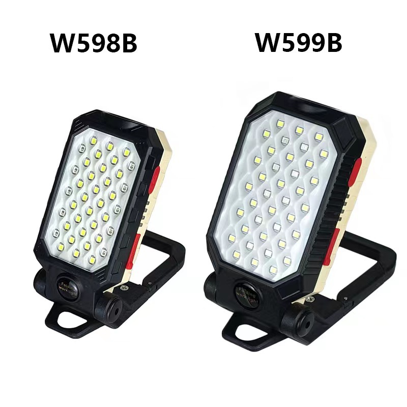 New Cob Work Light Usb Charging T6+Led Work Light With Magnet Hook Power Display Emergency Flashlight Specification drawing