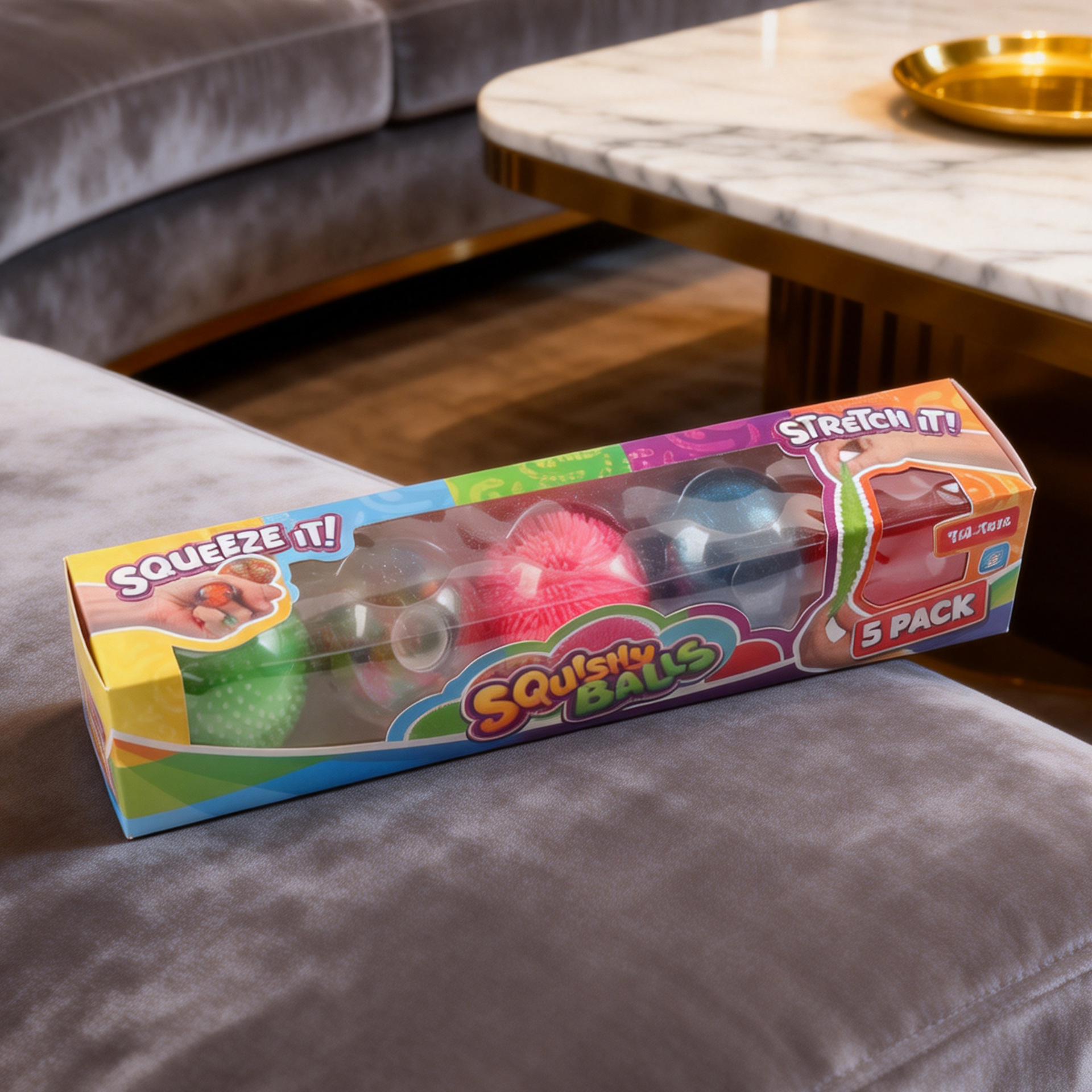 Cross-border new type of elastic ball children's toy rubber ball box set of 5 pieces, colorful elastic jumping ball manufacturer wholesale Application Scenario