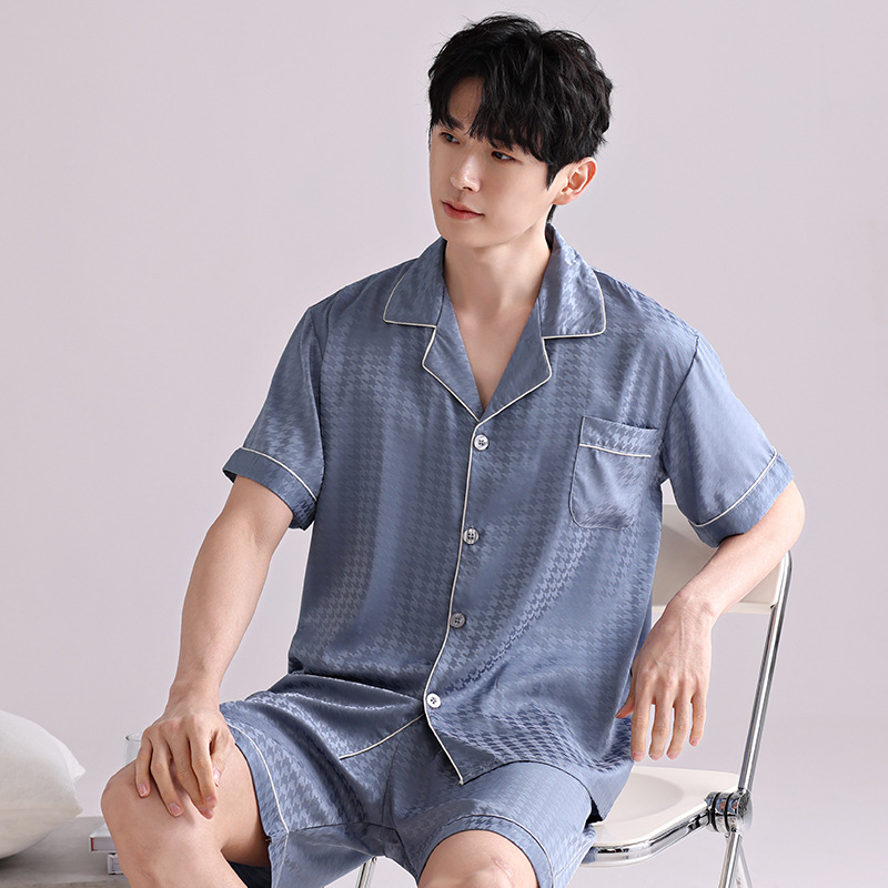 男士家居服实物图