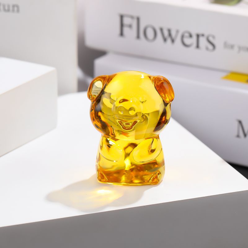 批发琉璃十二生肖摆件水晶十二生肖套装公仔创意桌面摆件龙蛇新品详情15