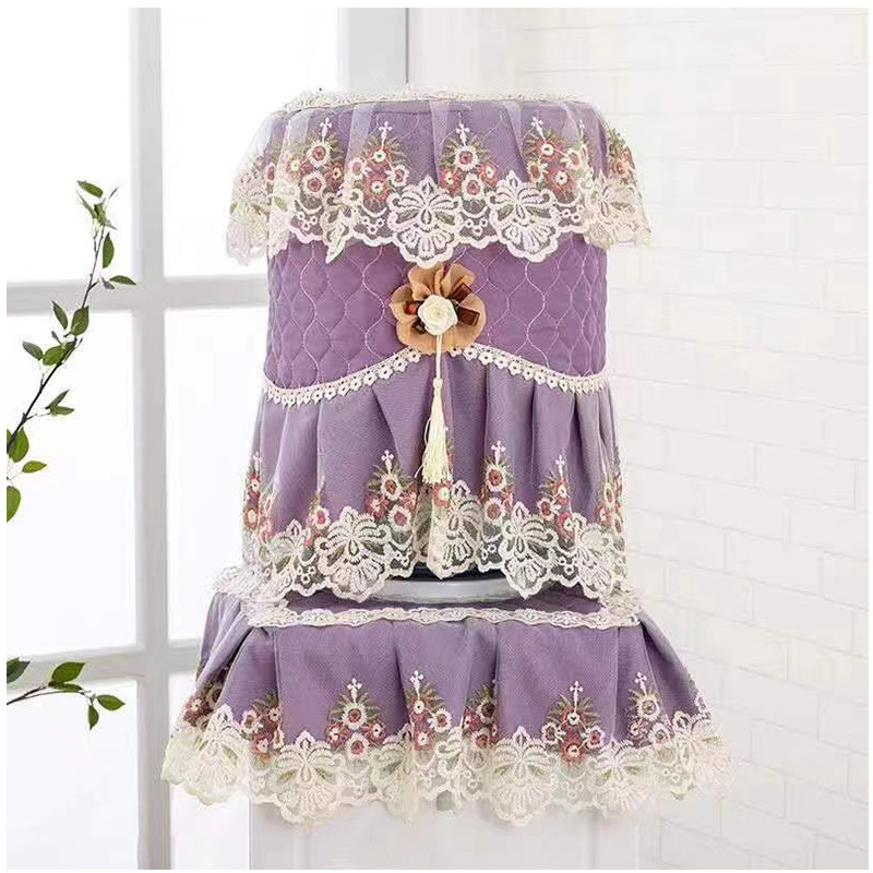 Water dispenser dust cover bucket cover two sets of dust cover bucket cover lace cloth cover dust cover wholesale details Picture