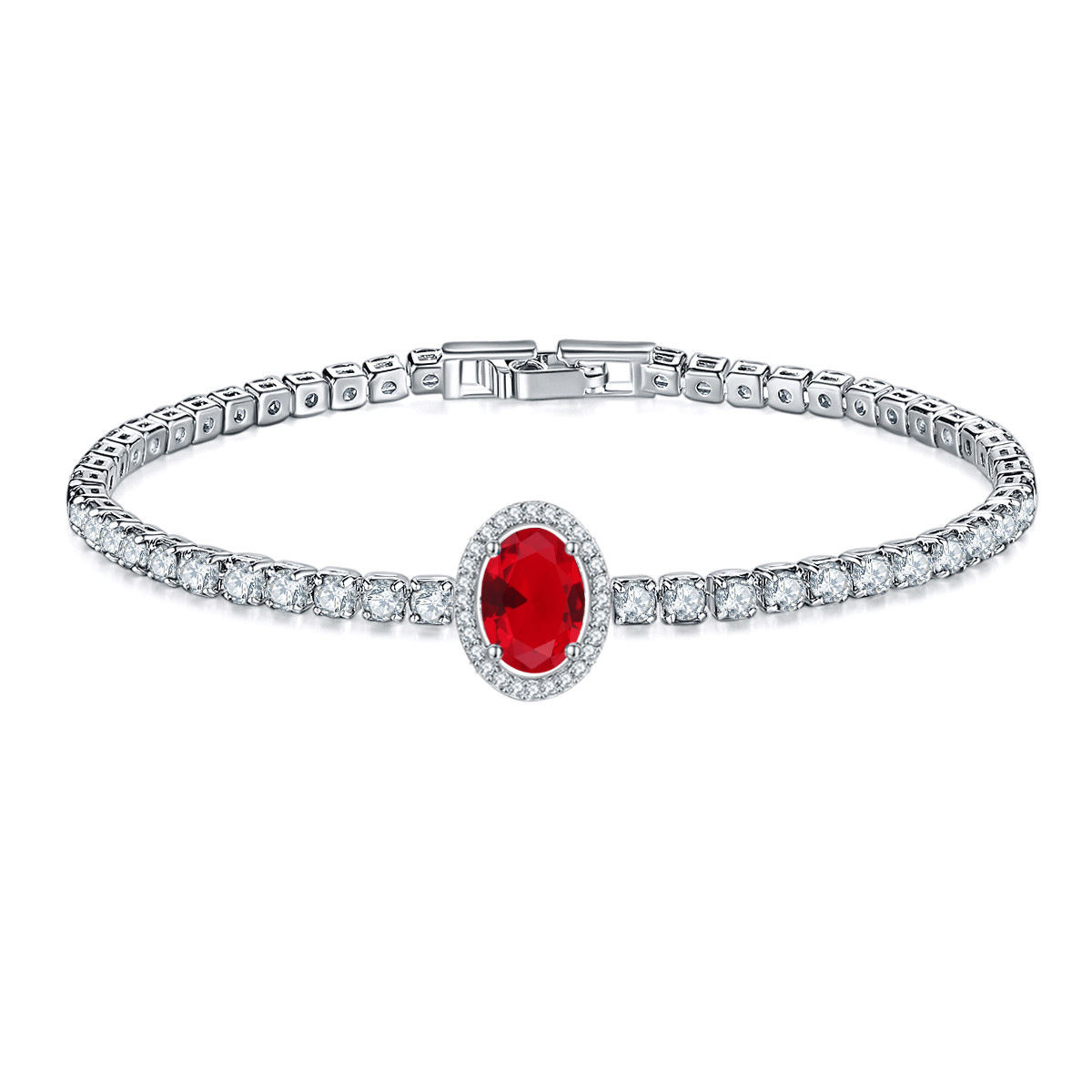 The water-drop studded bracelet of Kashi jewelry is a bestseller. It is a fashionable and luxurious cross-border creative micro-inlaid zircon jewelry from Europe and America details Picture