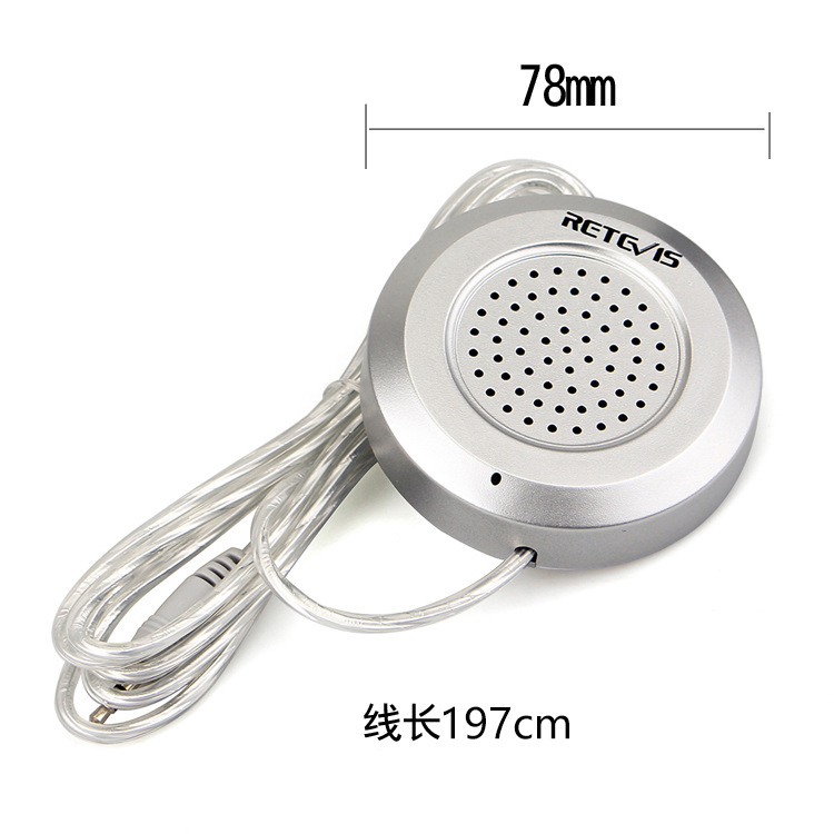 Retevis window walkie-talkie RT-9908 two-way intercom loudspeaker for banks, stations, hospital counters, etc Item Picture