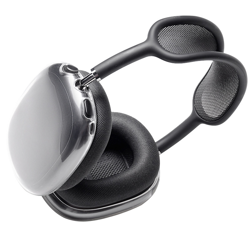 airpodsmax protective case, TPU transparent silicone case, soft shell, Apple head-mounted Bluetooth earphone case pic 19
