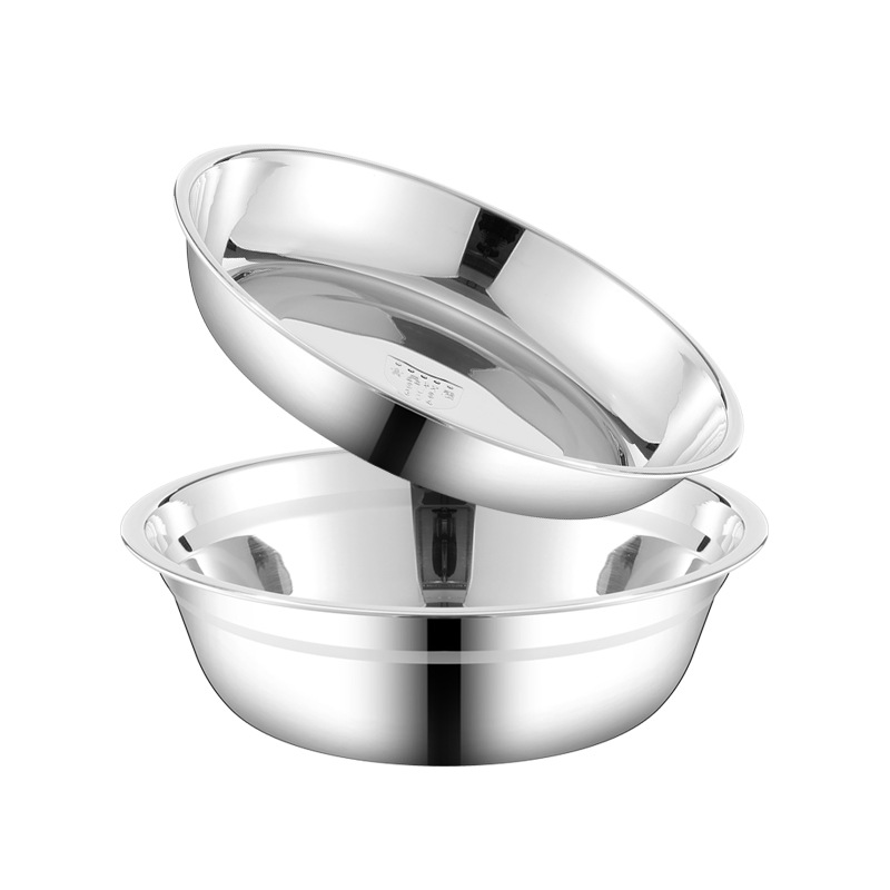Stainless steel basins, soup basins, cafeteria and department store basins, household and commercial magnetic and non-magnetic washbasins, 304 basins, thickened small bowls, rice basins Item Picture