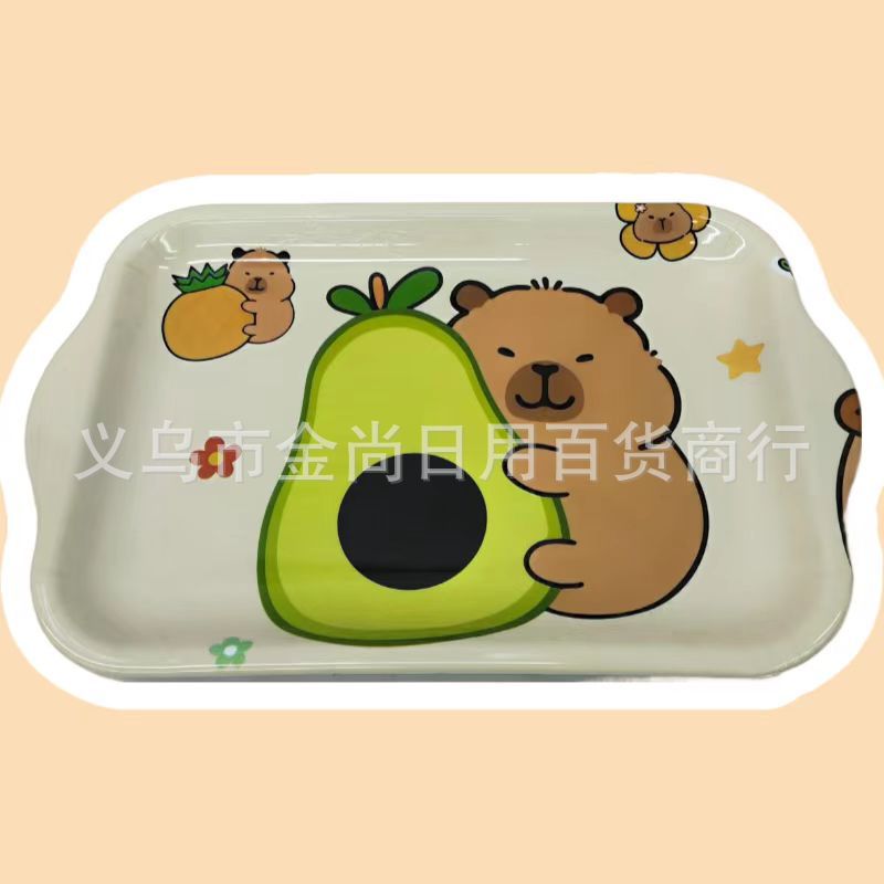 Capibala 2024 new home fruit plate, kitchen tray, candy plate, multiple shapes to choose from. Home fruit plate details Picture