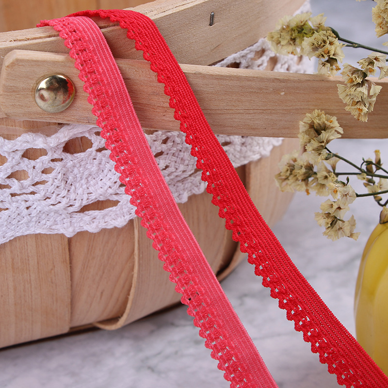 Wholesale order of new colored lace, lace, ribbon curtains, underwear, clothing, sofa accessories, diy materials, webbing Specification image