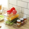 Plastic storage and preservation box, transparent compartmentalized storage box, drawer-type kitchen refrigerator, large-capacity storage box Specification image