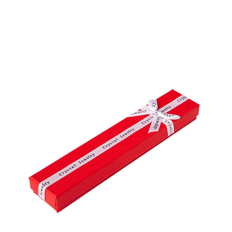 Manufacturer's in-stock holiday English letter jewelry boxes, bow, multi-sized accessory packaging boxes, jewelry necklace gift boxes Item Picture