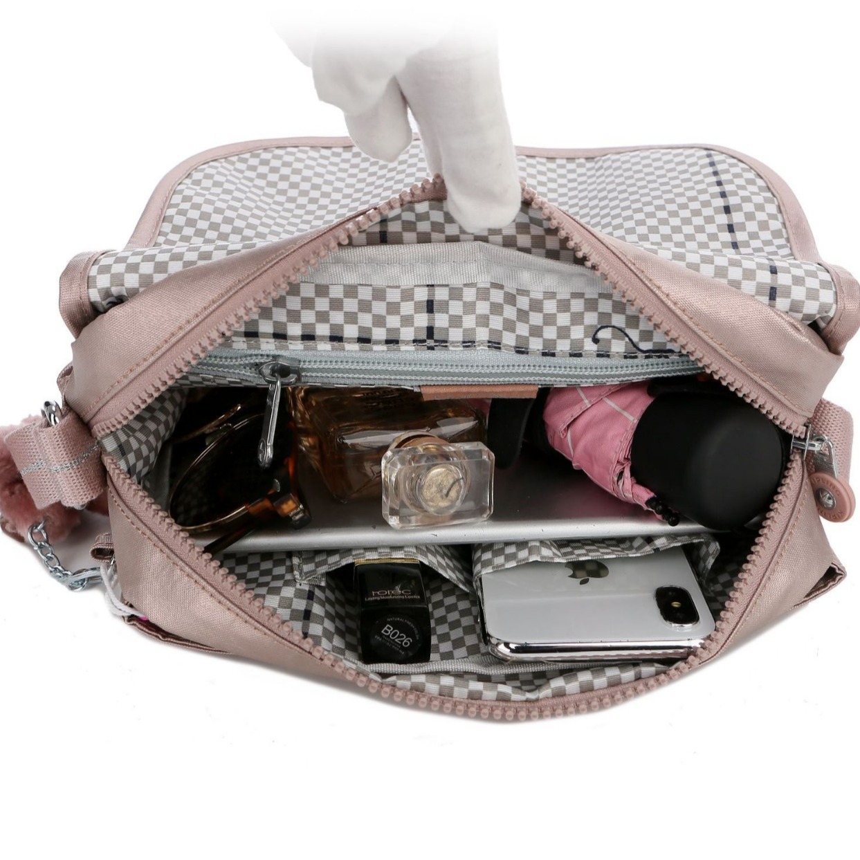 Women's Bag Single Shoulder Straddle Backpack Nylon Fabric Bag For Women Item Picture