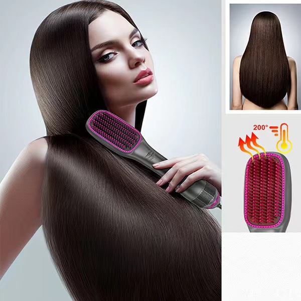 Multi-functional hot air comb, straightening comb, hair dryer, three-in-one hair care comb, hair dryer, hair perming device, curling iron Application Scenario