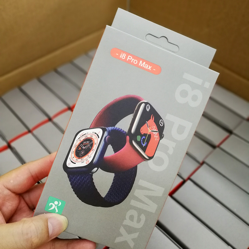 跨境外贸i8promax智能1.73屏蓝牙通话运动计步Watch8运动手表批发