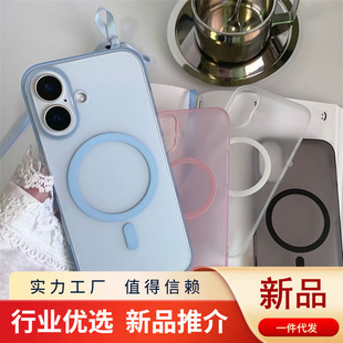 Magsafe shockproof transparent magnetic case is simple and practical. It is a drop-resistant phone case for iPhone 17 that is not prone to yellowing and has a large hole pic 11