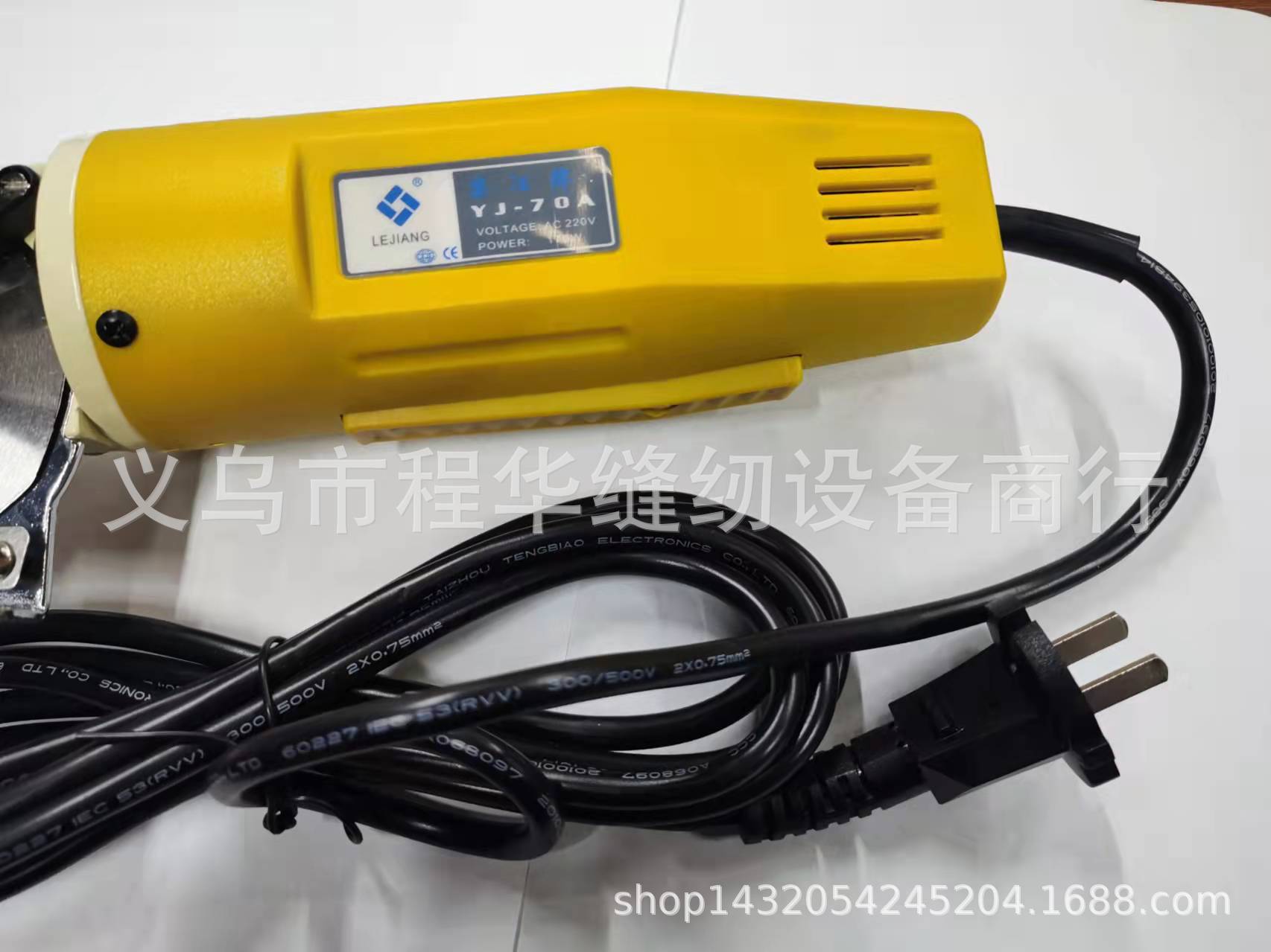 Lejiang 70A electric scissors, manual round scissors, fabric cutting machine, fabric cutting machine, manual scissors Specification image