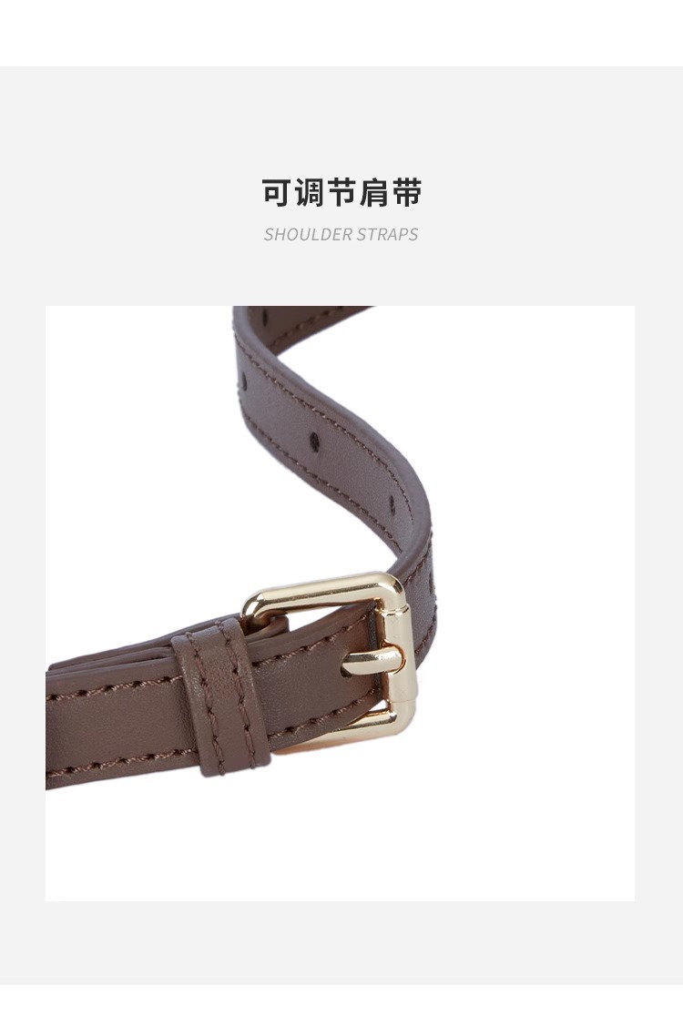 复古印花小方包2025新款时尚高级感单肩包包女洋气简约通勤斜挎包详情8