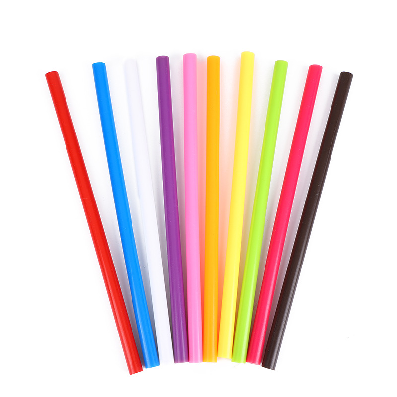 Source factory color glue sticks, hot melt glue strips, 7mm to 11mm, export wholesale, handmade DIY, 12 colors available, customizable Item Picture