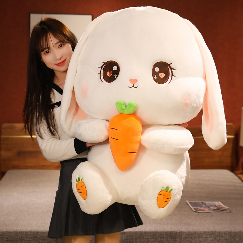 兔子毛绒玩具/公仔女孩睡觉/小白兔抱枕产品图