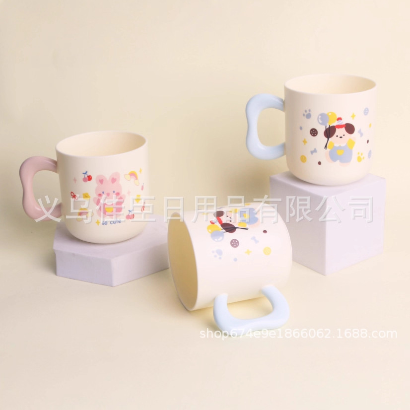 Cute mouthwash cups, student dormitory brushing cups, couple toothbrushes and toothsets, children's toothbrush cups, creative toiletries full figure