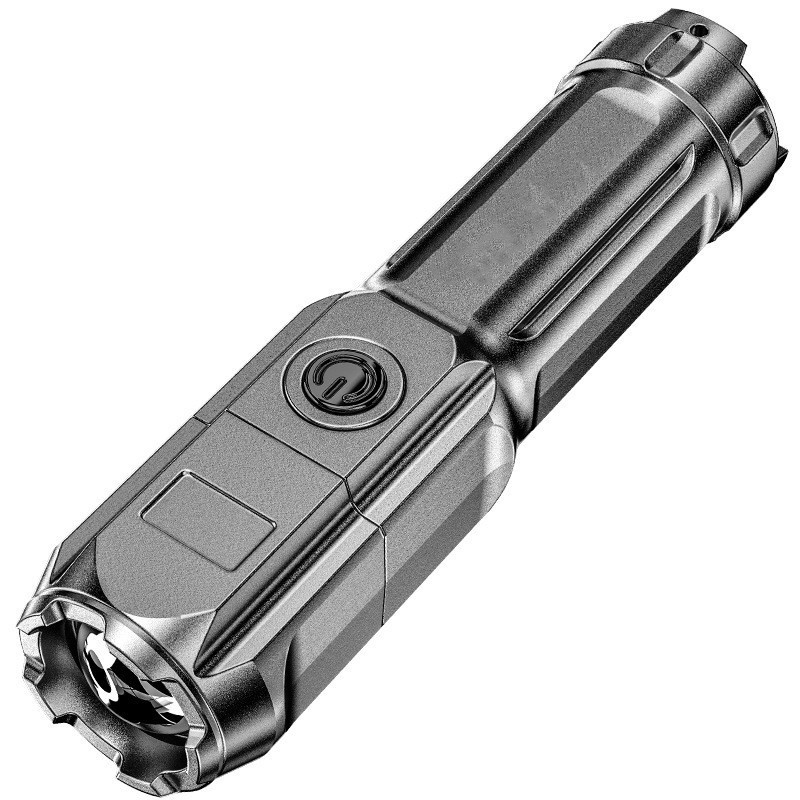 Cross-border bestseller ABS high-intensity focusing flashlight, outdoor portable and commonly used home flashlight distribution, hot flashlight