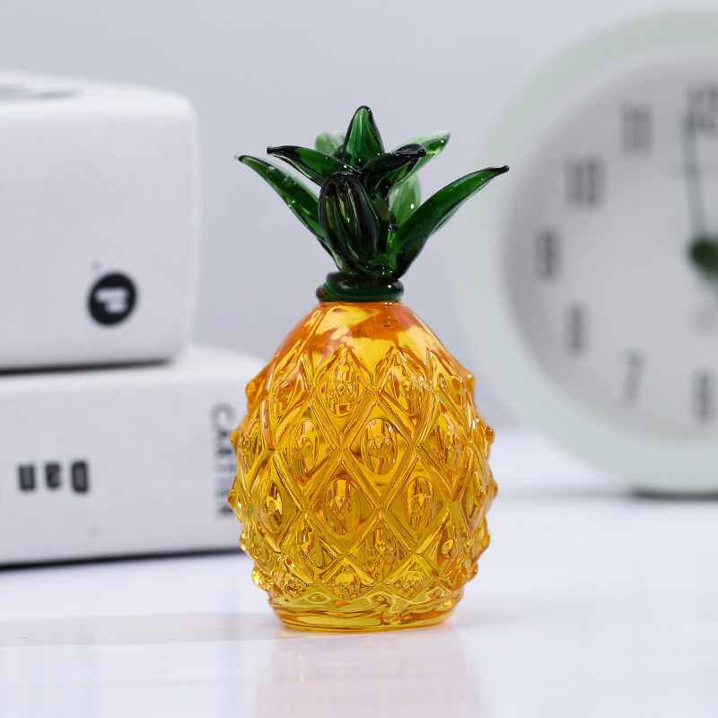 Topaz Pineapple Decoration Summer Romantic Tv Cabinet Porch Living Room Study Wedding Gift Arts And Crafts Wholesale Xiangyu Crystal details Picture