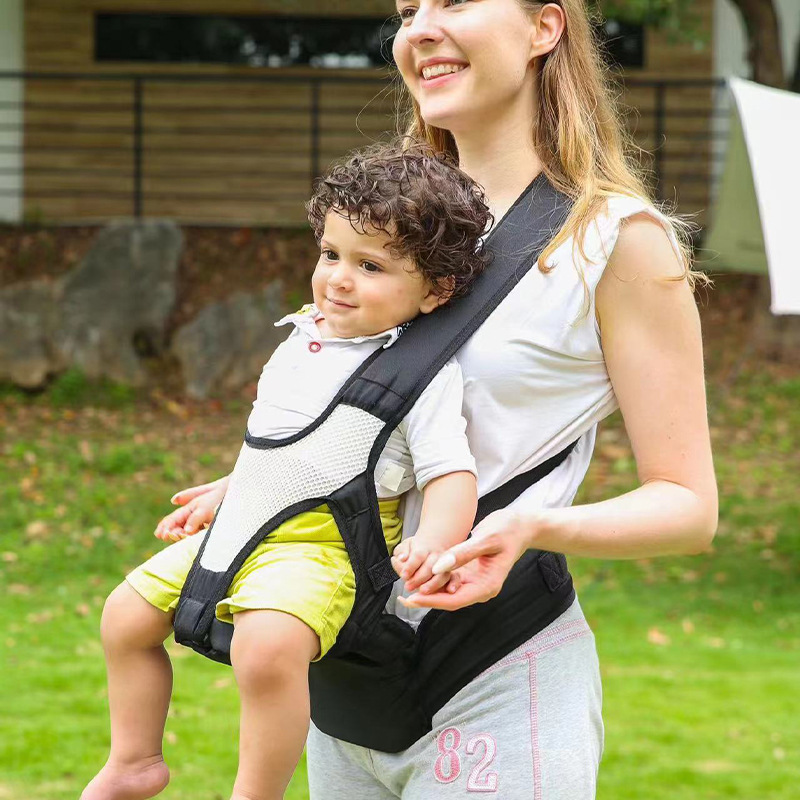 Wholesale breathable baby holding gadgets, foldable portable baby carriers, baby stools, single stools, waist stools Specification drawing