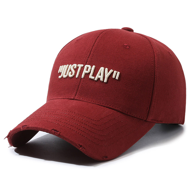 New Fashion Korean Men's And Women's Embroidered Baseball Cap Spring And Autumn Outdoor Fashion Tide All Casual Cap Item Picture