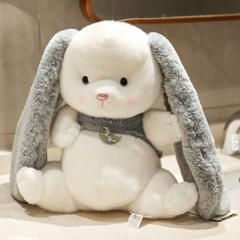 多爱玉兔毛绒玩具兔子安抚玩偶抱枕公仔套圈玩具抓机压床娃娃批发