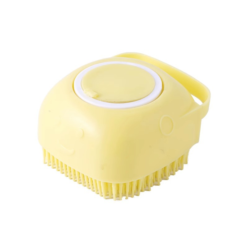 Silicone bath brush, adult and baby massage brush, multi-functional hair washing, bathing and scrubbing wonder Item Picture