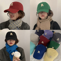 Japanese simple letter cap children summer Korean version everything hipster street show face small baseball cap men autumn and winter
