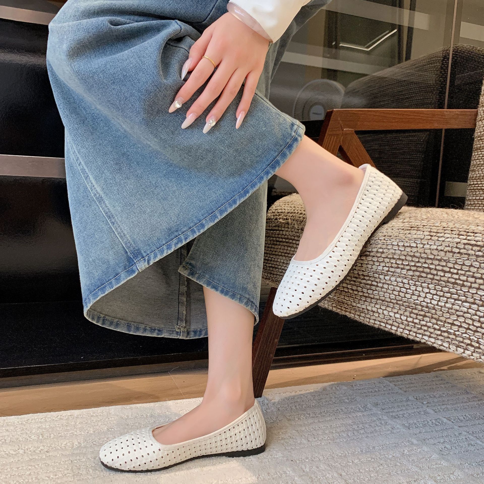 内增高鞋/白鞋增高/鞋子女/Shoes/鞋子细节图