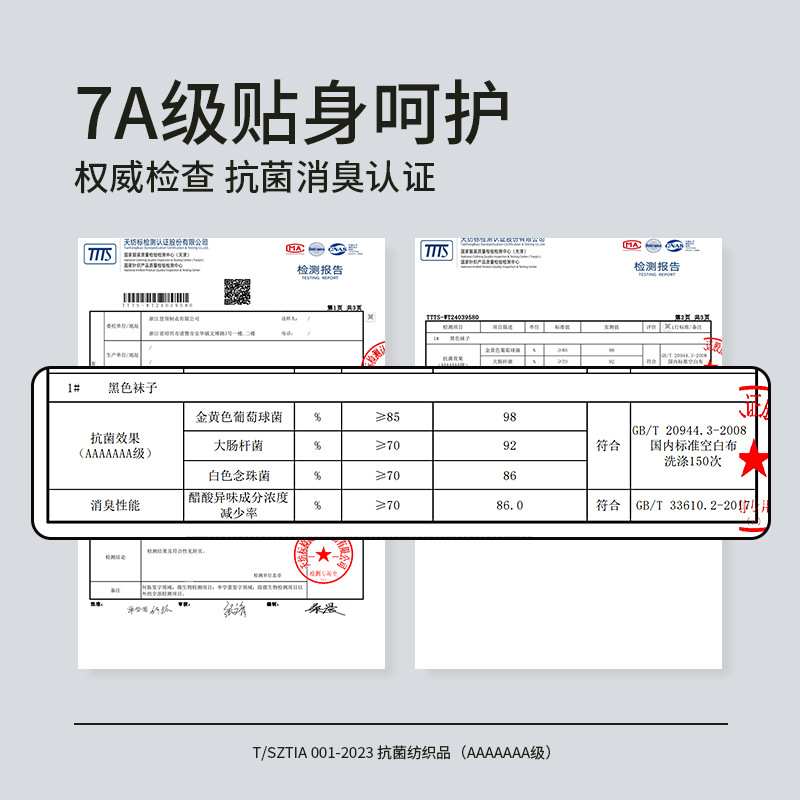 运动、休闲棉袜实物图