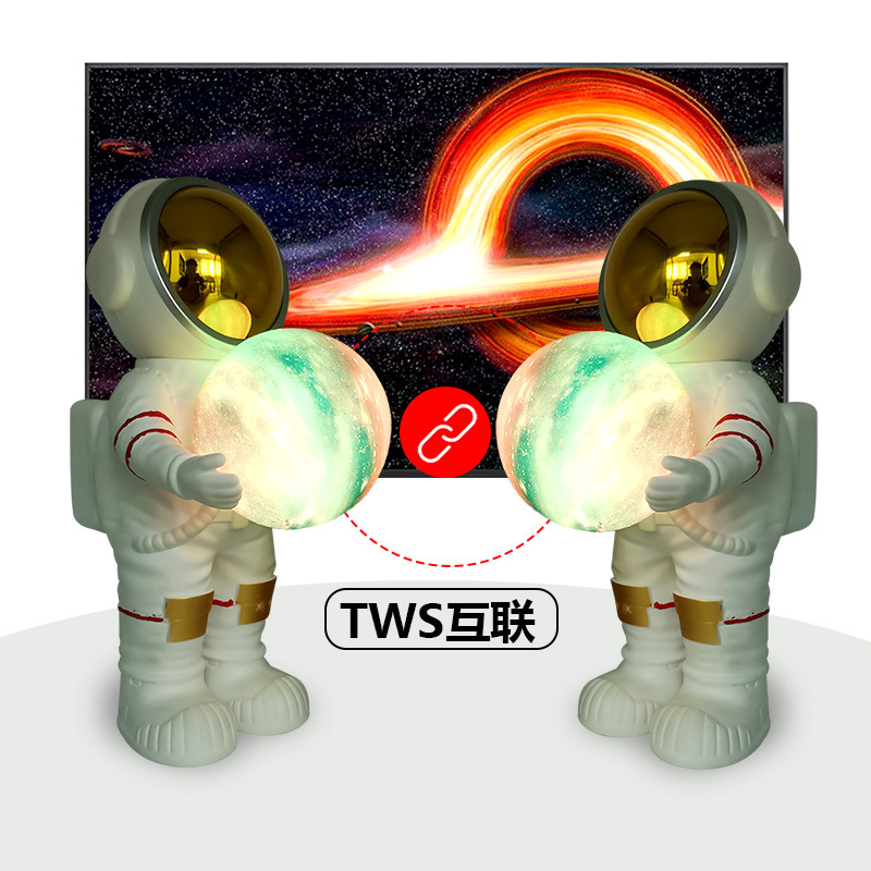 Astronaut wireless Bluetooth speaker, starry sky sound system, subwoofer, night light, table and decorative items, astronaut creative gifts Application Scenario