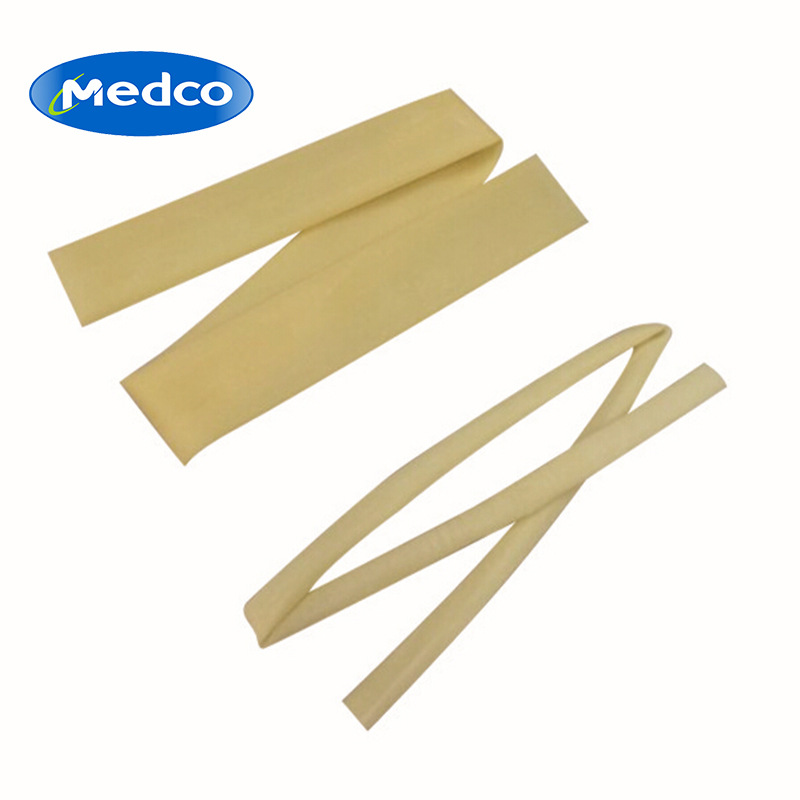 跨境专供一次性医用乳胶管多种规格独立英文包装弹力皮筋绳压脉带