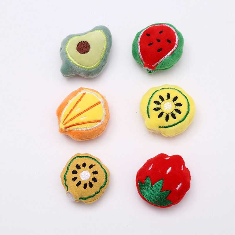 Cartoon Cotton Watermelon Avocado And Other Fruits Korean Headdress Hair Brooch Diy Accessories Accessories details Picture