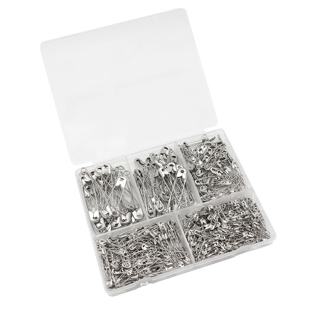 Amazon's new 550-piece silver pin set for clothing tags, pins, and household fixed pins is available for wholesale from the manufacturer details Picture