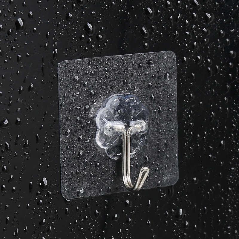 免打孔挂钩墙上挂衣架家用厨房无痕承重门后衣帽钩挂架强力粘钩子