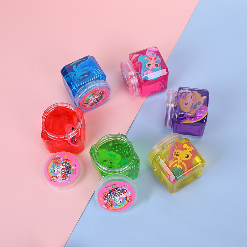 Slime Cross Border Children's Handmade Sand Leather Goods Children's Leisure Creative Toys Safe Non-Toxic Parent-Child Interactive Play Material Plasticine Color Clay