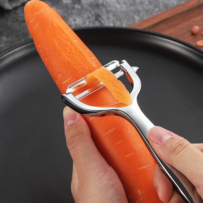 Stainless steel peeler, old-fashioned pumpkin and melon peeler, kitchen zinc alloy fruit and melon household peeler, peeling knife, peeler knife details Picture