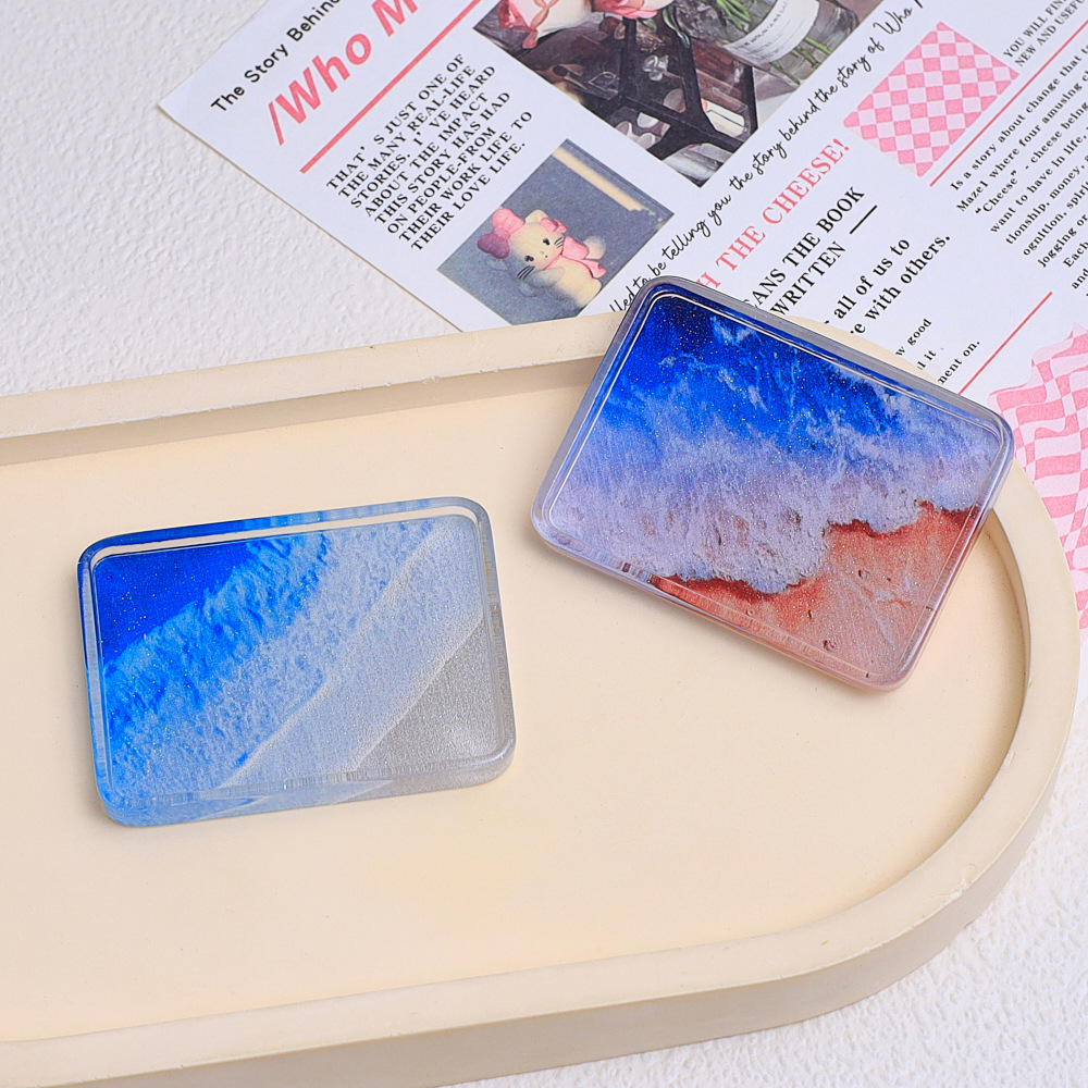 New Marine plate creative food play cartoon handmade diy accessory, cream glue resin small accessory material Application Scenario