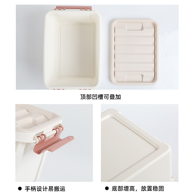 Clothing storage box wholesale sealed moisture-proof wavy wardrobe storage box Oversized household plastic storage box Application Scenario
