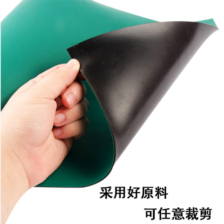 Anti-static radio mat 1.2MM anti-static green rubber plate table electrostatic rubber table mat shelf rubber mat thumbnail