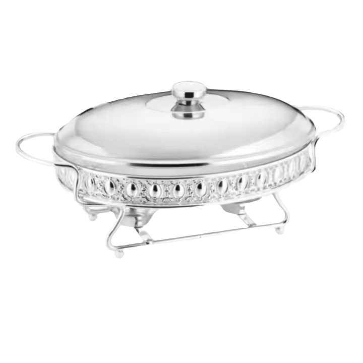 Buffet Glass Stove Buffi Stove Hotel Restaurant Alcohol Stove Golden Hot Pot Rack Heating Tableware Cross-Border Supply Item Picture