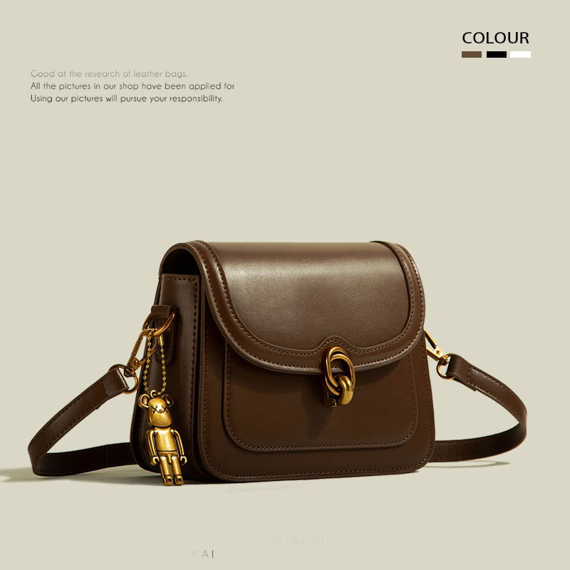 今年流行包包简约复古小众质感包包女2025新款百搭通勤斜挎小方包产品图