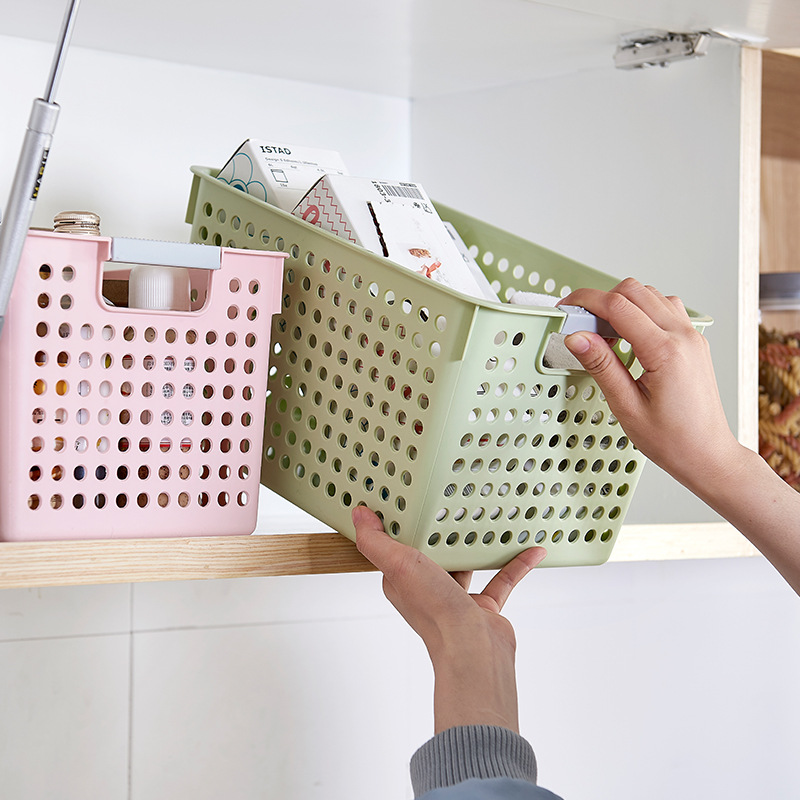 Manufacturers Directly Supply Desktop Storage Basket Ins Nordic Wind Debris Storage Basket Portable Plastic Basket Wholesale Application Scenario
