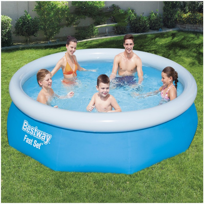 Bestway顶圈充气水池游泳池充气大型家庭成人支架戏水池养鱼池