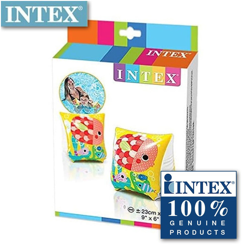INTEX 58652 Arm Ring Children swimming Arm Ring Water Sleeve Swimming Equipment Floating sleeve Sleeve drift for ages 3-6 Item Picture
