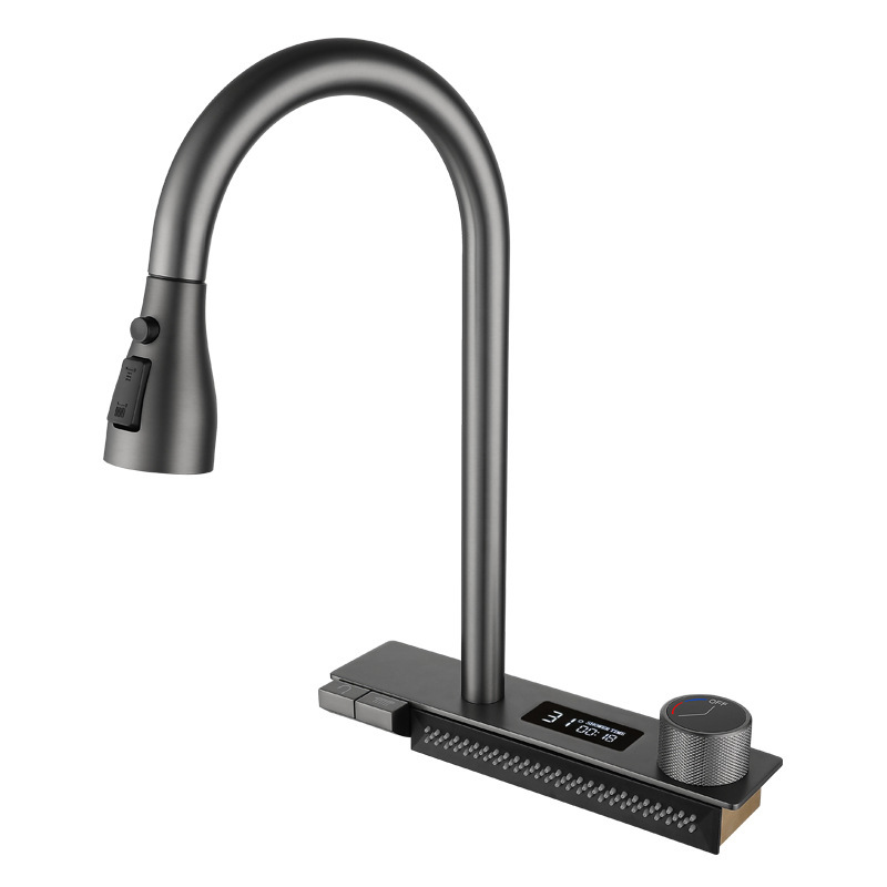 Kitchen Sink Integrated Gun Gray Single Tank 304 Dish Washing Basin Dishwashing Trough Manual Network Red Feiyu Digital Display Sink Item Picture