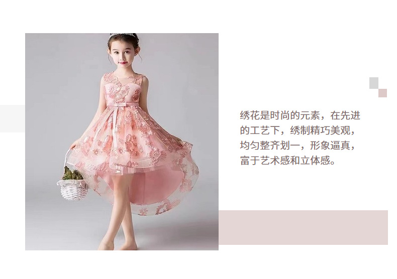 弘利科技 HLJC-332 厂家直销 新款立体网纱盘带芙蓉花绣 蕾丝童装花边 刺绣面料布料 支持剪米样 现货现发 订制详情1