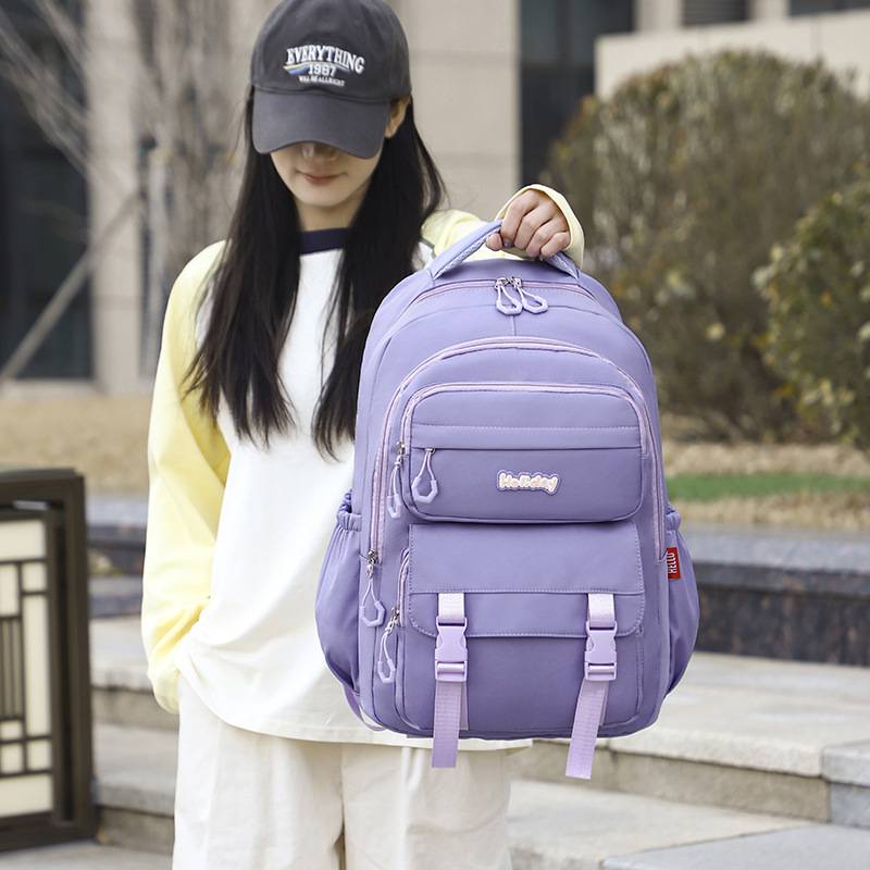 可爱大容量双肩包学生书包初高中旅行背包高颜值背包款式多样详情33