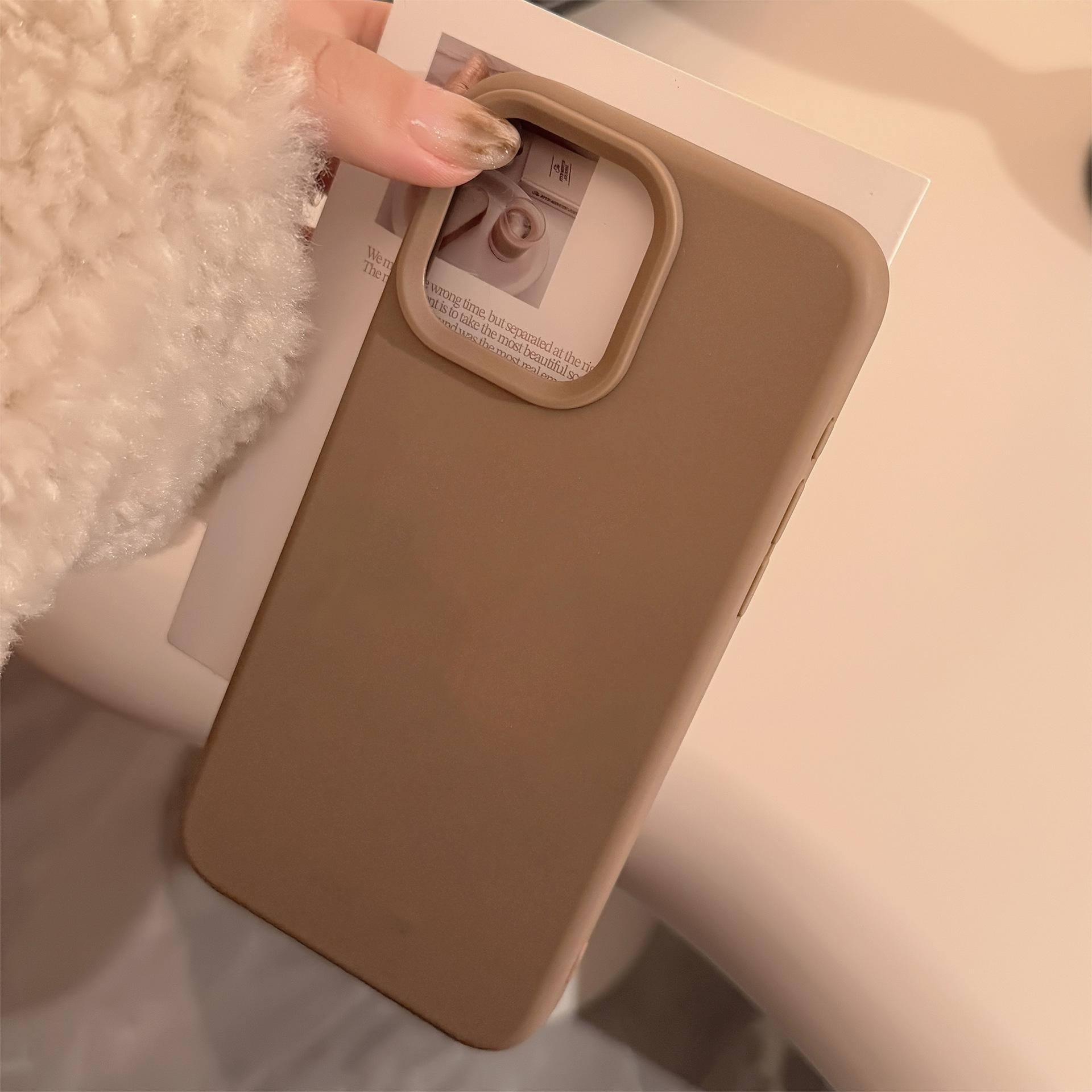 ins纯色简约iphone17pro max适用15苹果手机壳16高级磨砂13防摔12详情23